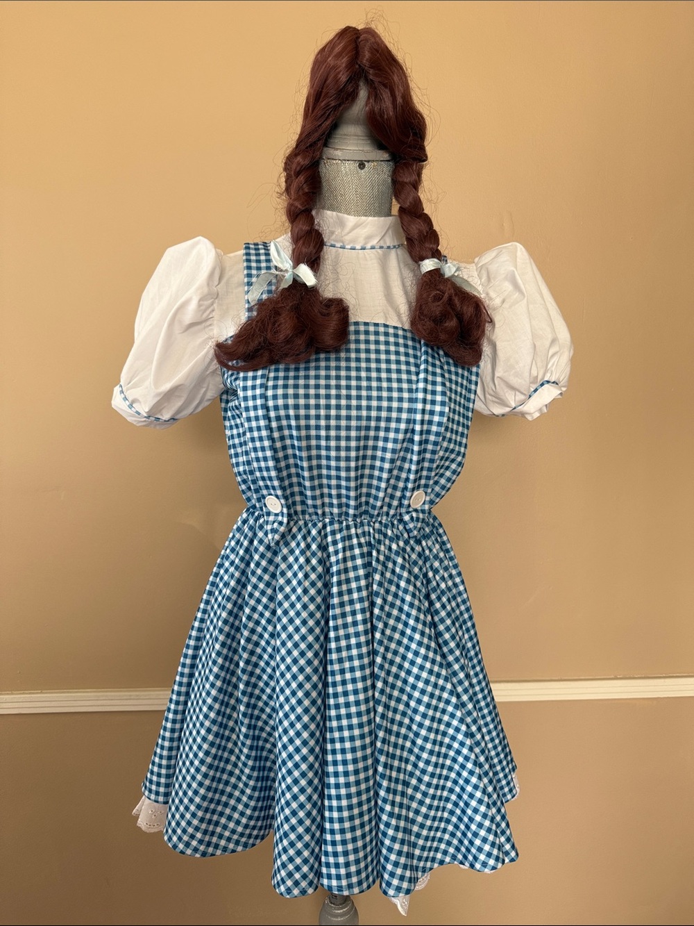 THE WIZZARD OF OZ 👠 DOROTHY 👠 2PC ADULT COSTUME S/M 🌟EUC 🌟